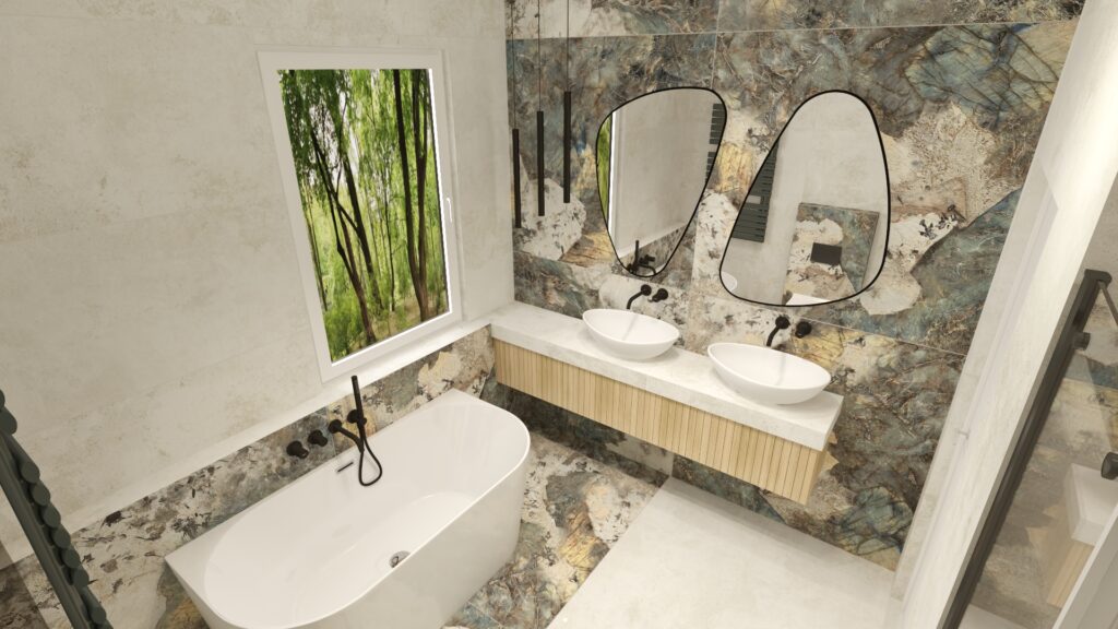 1000 płytek łazienka z tubądzina teri i impress