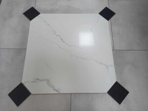 CARRARA BIANCO Lappato REKT oktagon 59,8X59,8 gatunek I kostka 10 cm