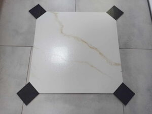 CARRARA GOLD Lappato REKT oktagon 59,8X59,8 gatunek I kostka 10 cm