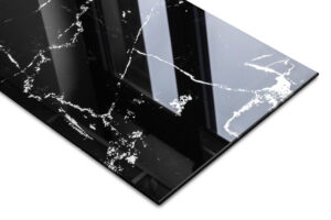 Płytka ścienna szklana dekor marmo black 30x90 GAT  I dostawa GRATIS od 2000 zł