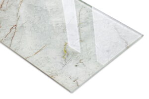 Płytka ścienna szklana dekor vena white 30x90 GAT  I dostawa GRATIS od 2000 zł