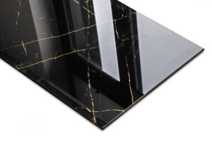 Płytka ścienna szklana dekor linaria black 30x90 GAT  I dostawa GRATIS od 2000 zł