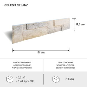 EPIKA CELESIT MELANŻ PŁYTKA BETON 0,5 M2