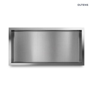 Oltens Grotta półka wnękowa 30x60x10 cm stal nierdzewna 97001100