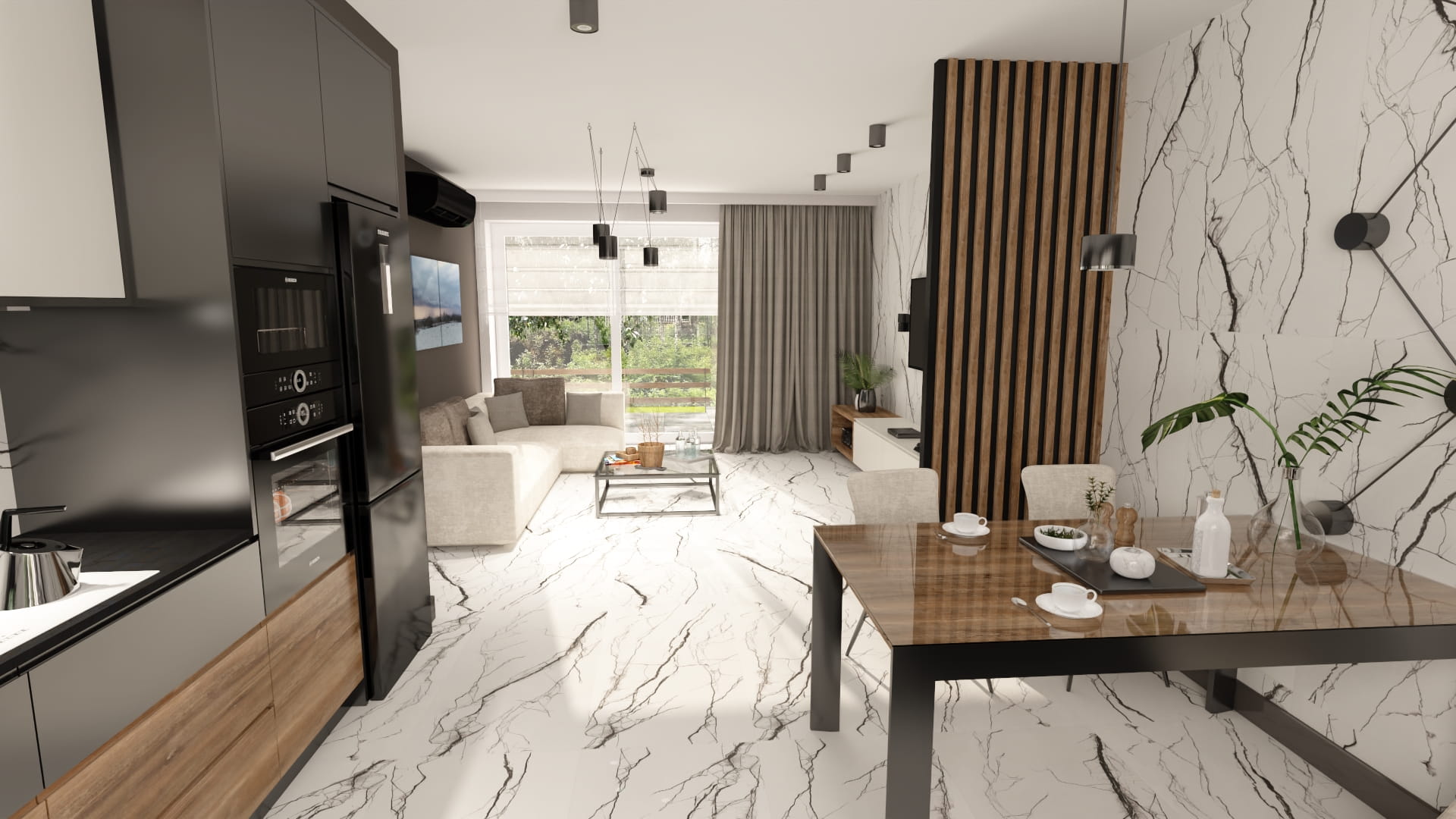 Marble Breach mat carving 60X120 (stone line, eternal) gatunek I - obrazek 5