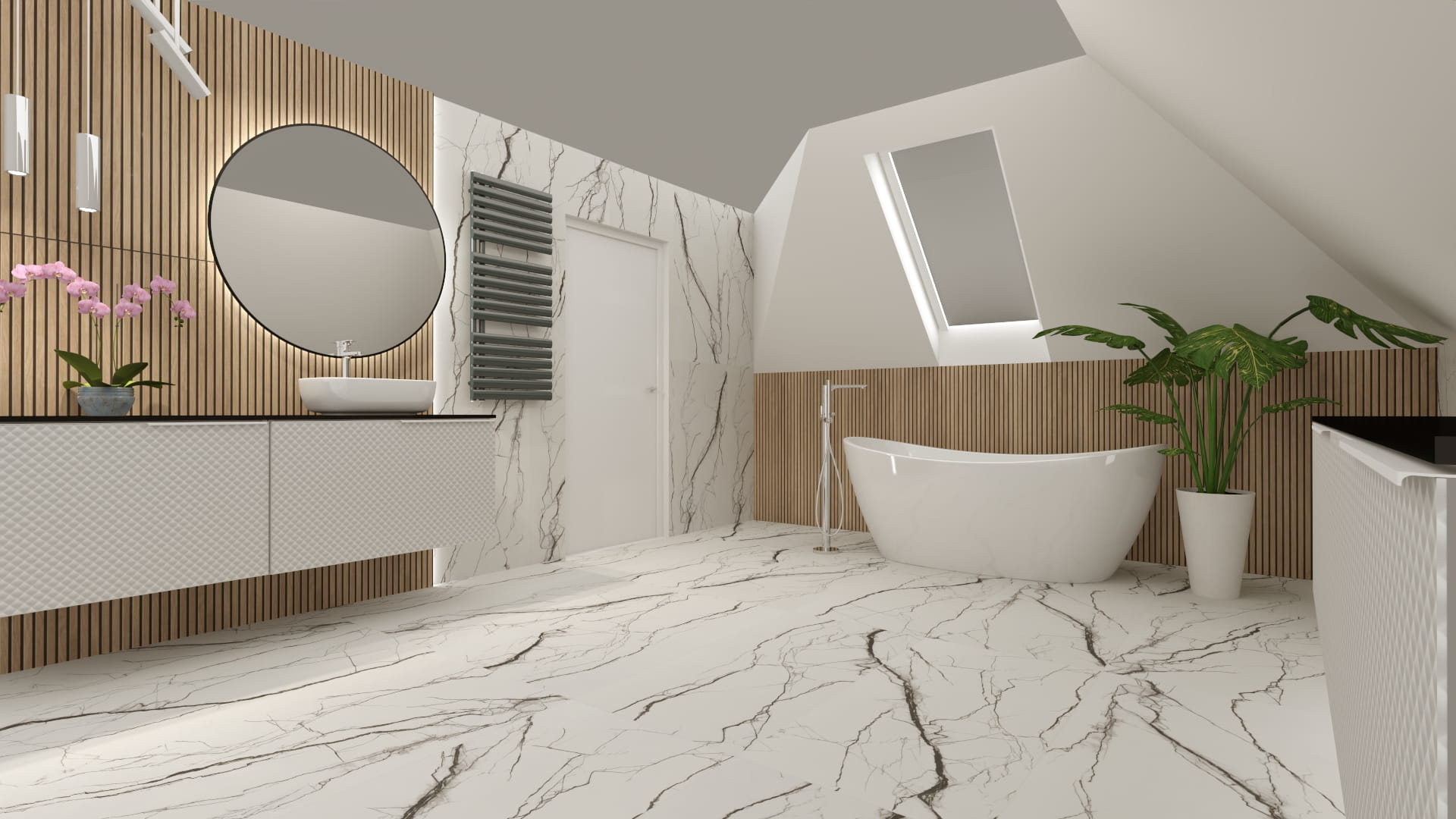 Marble Breach mat carving 60X120 (stone line, eternal) gatunek I - obrazek 2