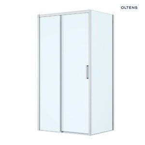 Oltens Breda kabina prysznicowa prostokątna 110x80 cm chrom/szkło przezroczyste 20222100