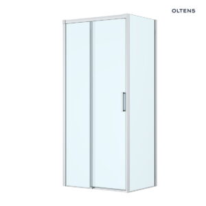 Oltens Breda kabina prysznicowa prostokątna 100x80 cm chrom/szkło przezroczyste 20221100