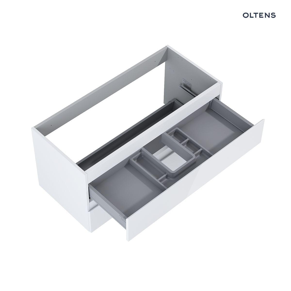 Oltens Vernal umywalka z szafką 100 cm biała 68004000 - obrazek 4