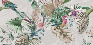 Gres Mural Eden Grey C Sugar 60x120-płytki z ptakami   gatunek I