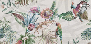 Gres Mural Eden Grey A Sugar 60x120-płytki z ptakami    gatunek I