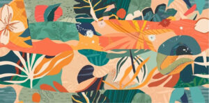 Gres Mural Abstract Patchwork-2 Sugar 60x120 gatunek I