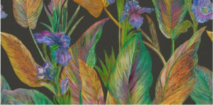 Mural Gresowy Copper Flowers 1B Sugar 60x120 gatunek I