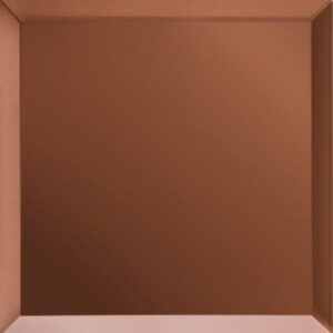 Mozaika 15X15 SQUARE MIRROR COPPER gatunek I