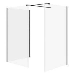 Cersanit Set B811 Walk-In Mille Czarny 90X90X90X200 Wir
