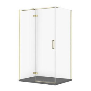 Cersanit Set C589 Kabina City Lewa Złota 120X90X195+Tako Slim Szary Mat Wir