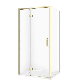 Cersanit Set C279 Kabina Larga Lewa Złota Mat 100X80X195+Tako Biały 100X4 Wir