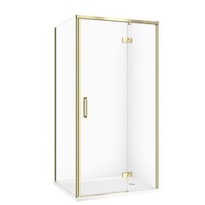 Cersanit Set C278 Kabina Larga Prawa Złota Mat 100X80X195+Tako Biały 100X4 Wir