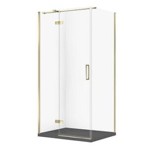 Cersanit Set C565 Kabina City Lewa Złota 100X80X195+Tako Slim Szary Mat Wir