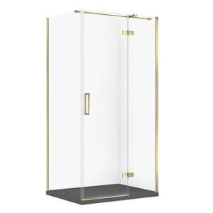 Cersanit Set C564 Kabina City Prawa Złota 100X80X195+Tako Slim Szary Mat Wir