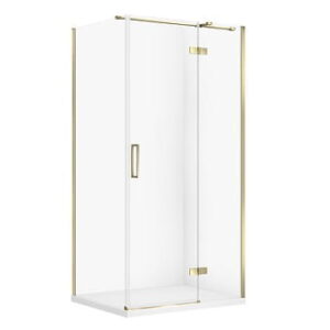 Cersanit Set C560 Kabina City Prawa Złota 100X80X195+Tako Slim Biały Wir