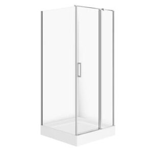 Cersanit Set C174 Kabina Moduo Kwadratowa Prawa 90X90X195+Tako Biały 90X16 Wir