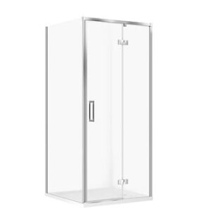 Cersanit Set C141 Kabina Larga Prawa Chrom 90X90X195+Tako Biały 90X4 Wirt