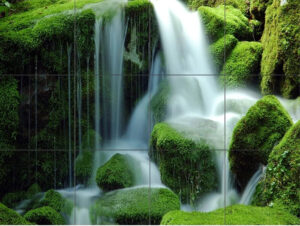 Panel Szklany Spa-4 180x240-dekor wodospad Alfa-Cer gatunek I