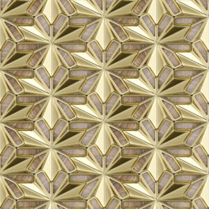 Mural gresowy 60x60 STARWOOD GOLD MAT