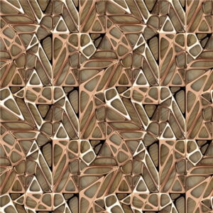 Mural gresowy 60x60 SPIDERWOOD GOLD MAT