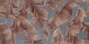 Mural gresowy 60x120 COPPER LEAVES-3 B SUGAR