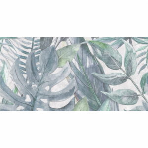 Mural gresowy 60x120 MONSTERA GREY B SUGAR