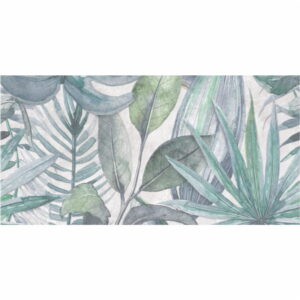 Mural gresowy 60x120 MONSTERA GREY A SUGAR