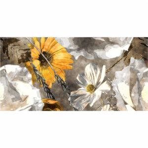 Mural gresowy 60x120 ASH FLOWERS A SUGAR