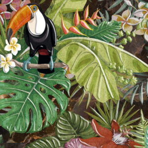 Mural gresowy 60x60 JUNGLE STR 1/6