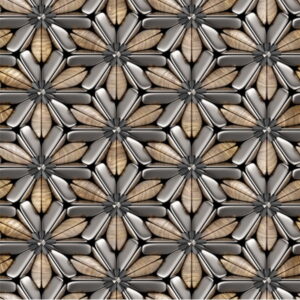 Mural gresowy 60x60 SPRINGWOOD SILVER MAT gatunek I