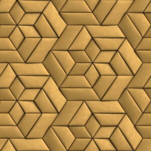 Mural gresowy 60x60 ROMBUS GOLD MAT gatunek I