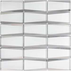 Mozaika 29.8X29.8 METRO REGULAR WHITE 3D gatunek I