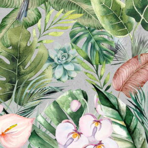 Mural gresowy 60x60 DEK TROPICAL ISLAND GREY 8/8 MAT