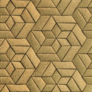 Mural gresowy 60x60 ROMBUS GOLD SUGAR