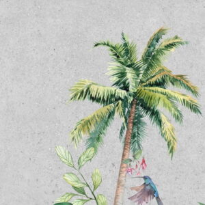 Mural gresowy 60x60 DEK TROPICAL ISLAND GREY 2/8 MAT