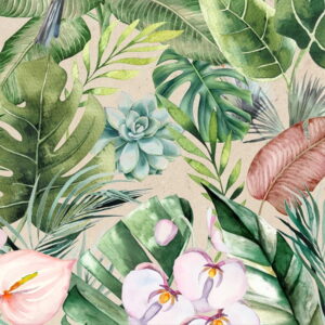 Mural gresowy 60x60 DEK TROPICAL ISLAND BEIGE 8/8 MAT