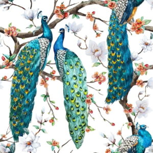 Mural gresowy 60x60 DEK PEACOCK WHITE MAT gatunek I