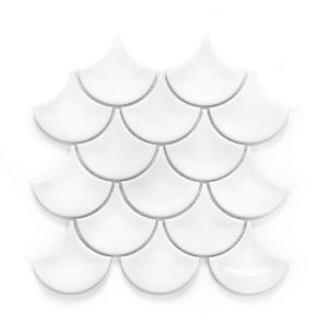 Ceramik Studio Mozaika Łuska Biała