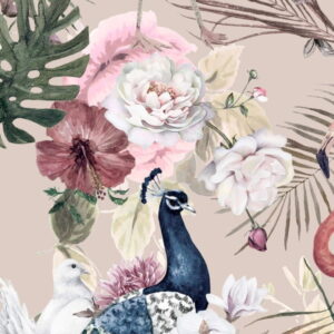 Mural gresowy 60x60 GLAMOUR-4 1/6 MAT (AD FLAMINGI)