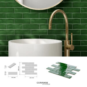 Ceramik Studio Mozaika Venice Green