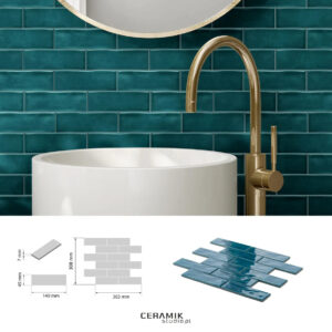 Ceramik Studio Mozaika Venice Turquise