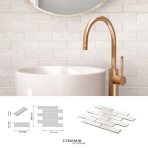 Ceramik Studio Mozaika Venice Snow