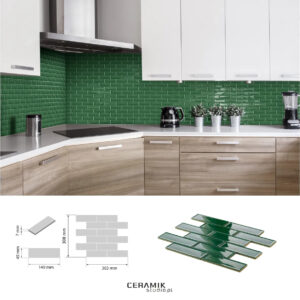 Ceramik Studio Mozaika Modena Emerald