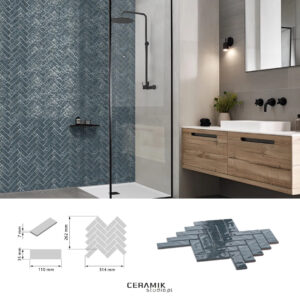 Ceramik Studio Mozaika Vibrant Blue